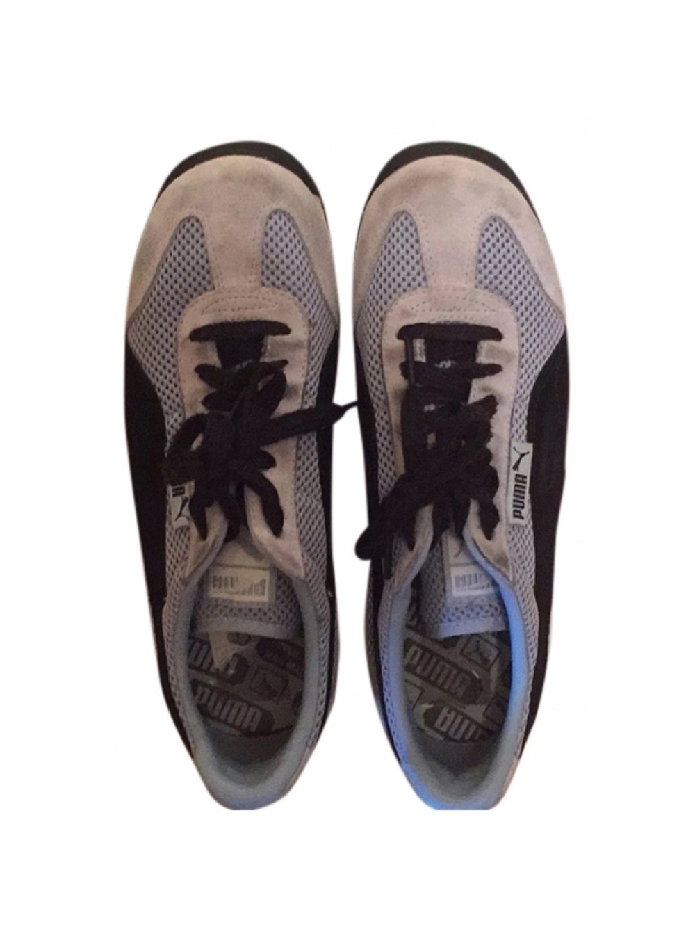 Puma women’s blue and Black Mesh Sneakers